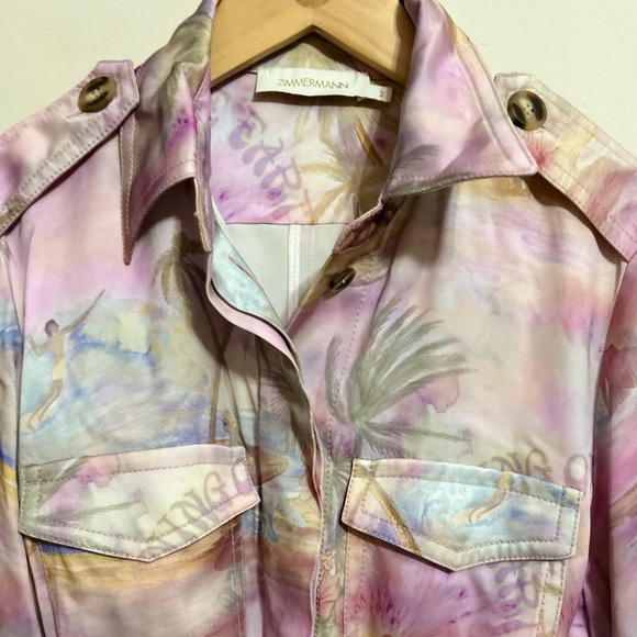 ⭐️Zimmermann Dawning Cargo Belted Mini Dress⭐️ - Picture 9 of 10